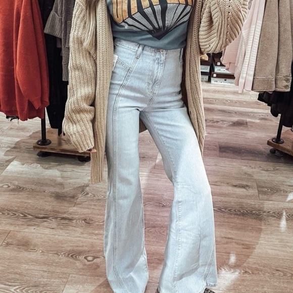 We The Free Denim - We The Free Florence High Rise Flare Jeans Size 30